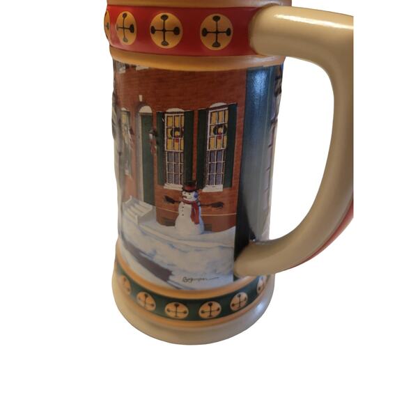 Budweiser Holiday Stein 1994  Hometown Holiday Great Condition - Picture 3 of 8